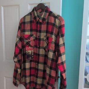 NWT DIXXON Buffalo David Bitton Men's Checkered Flannel1q Shirt
